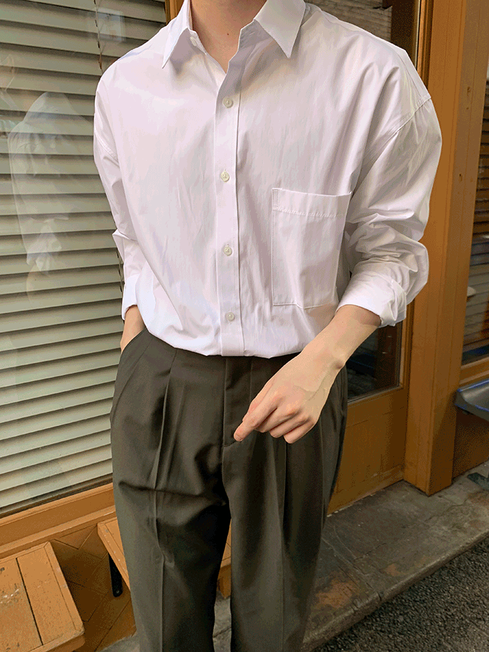 남녀공용 베이직 에버 셔츠(3color)