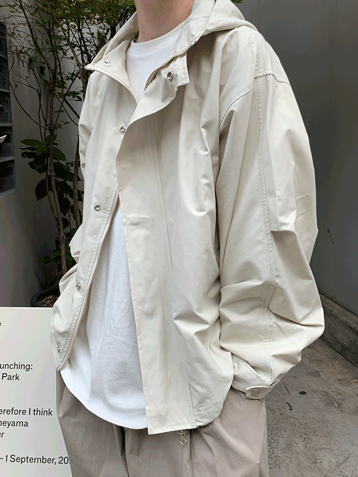 남녀공용 론트 후드 자켓(4color)