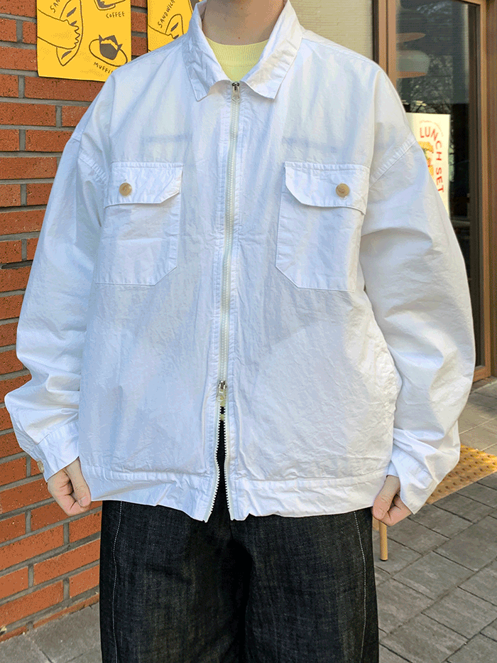 남녀공용 코튼 투웨이 트리커 자켓(3color)