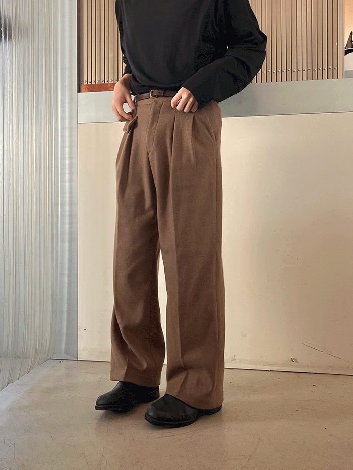 남자 사카리바 와이드 슬랙스 팬츠(3color)