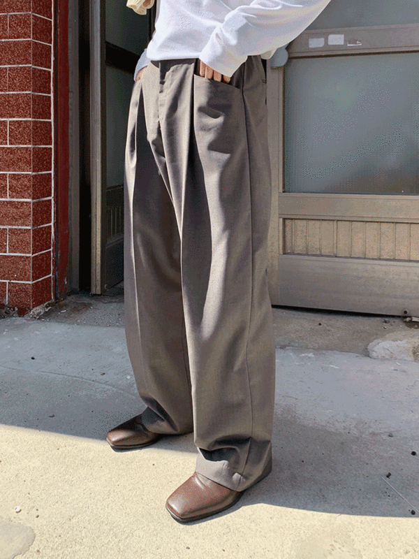 남자 원턱 슬랙스 팬츠(3color)